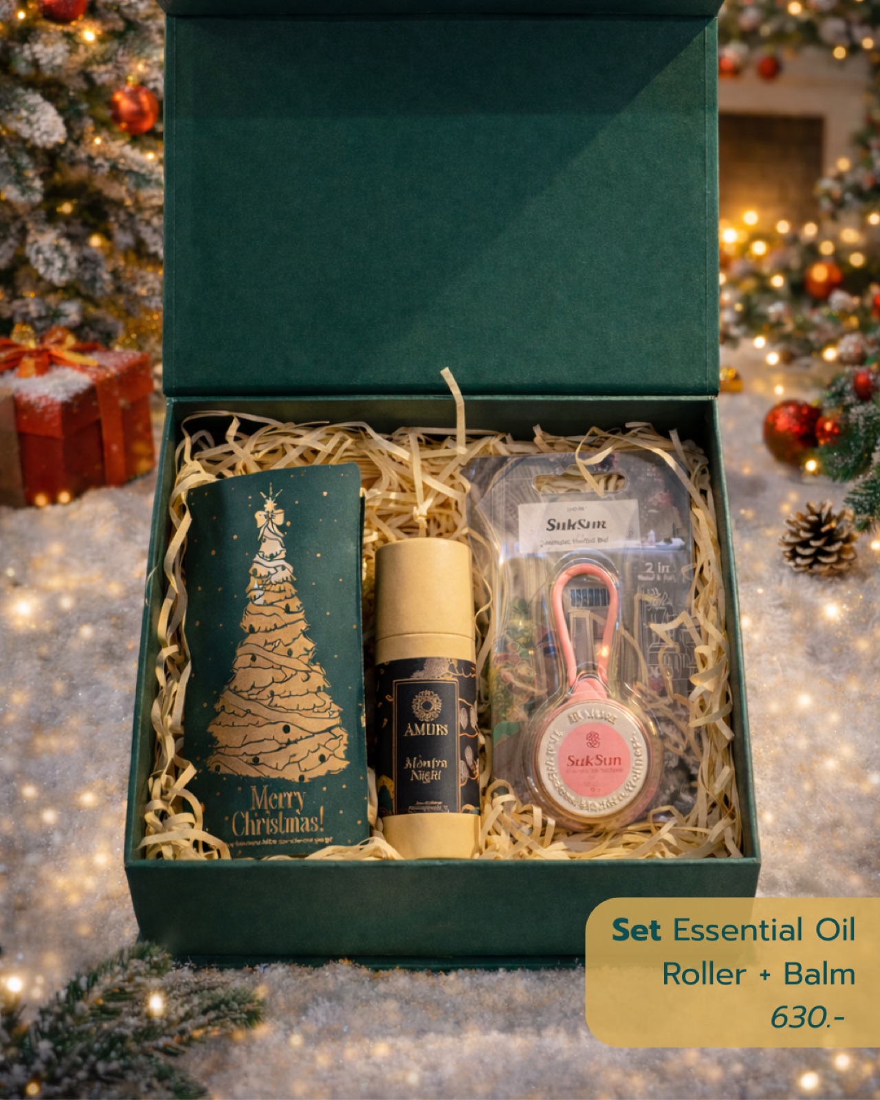 Health & Wellness Gift Set เซ็ตโรลออน + ยาหม่อง