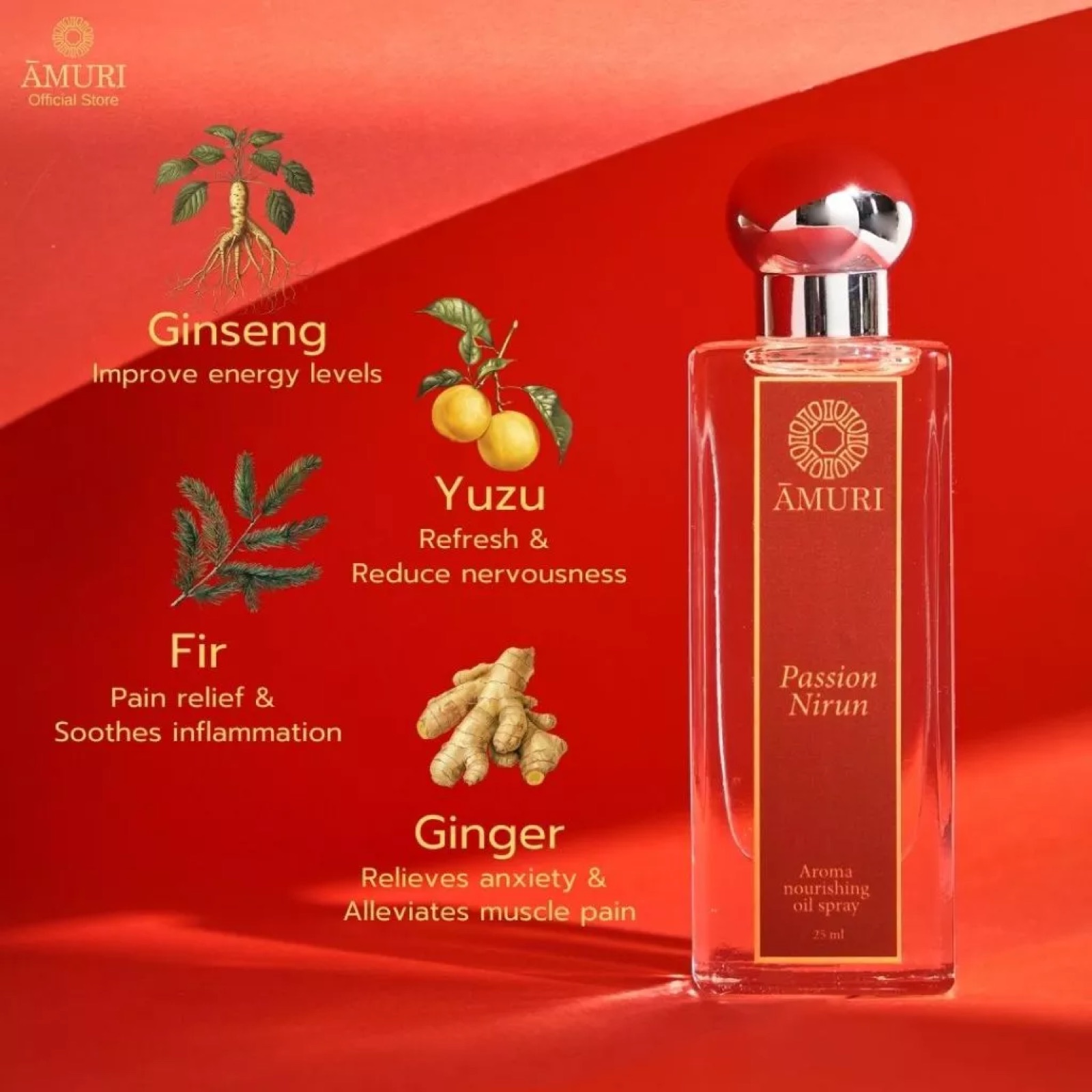 Essential Oil Spray + Diffuser — Passion Nirun