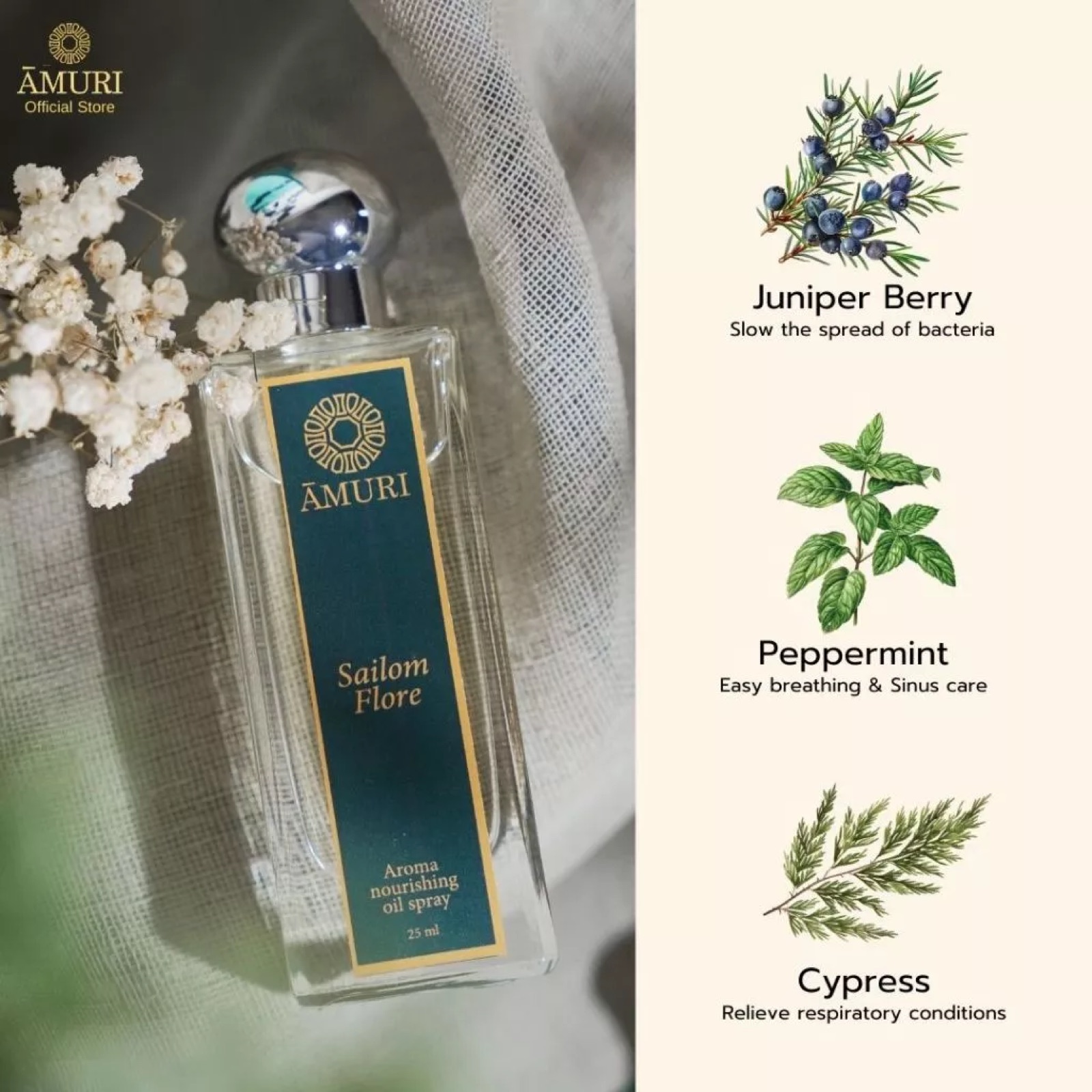 Essential Oil Spray + Diffuser — Sailom Flore